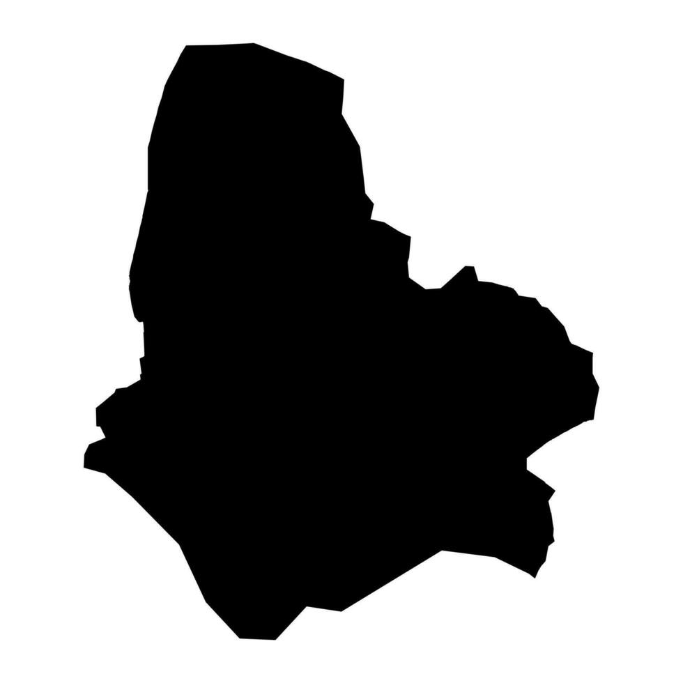 Maradi region map, administrative division of the country of Niger. Vector illustration.