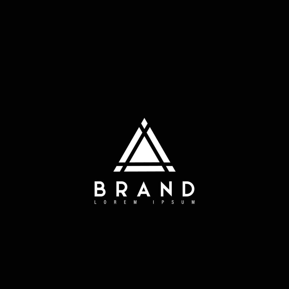 triangle logo brand vector