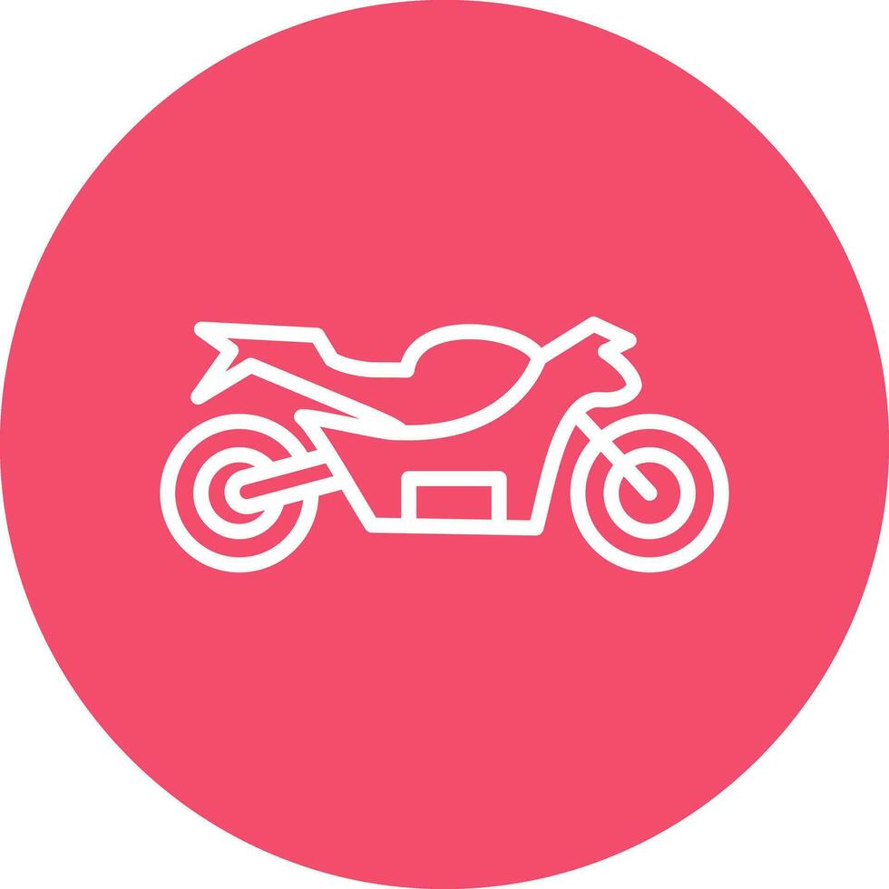 Motorbike Vector Icon Design