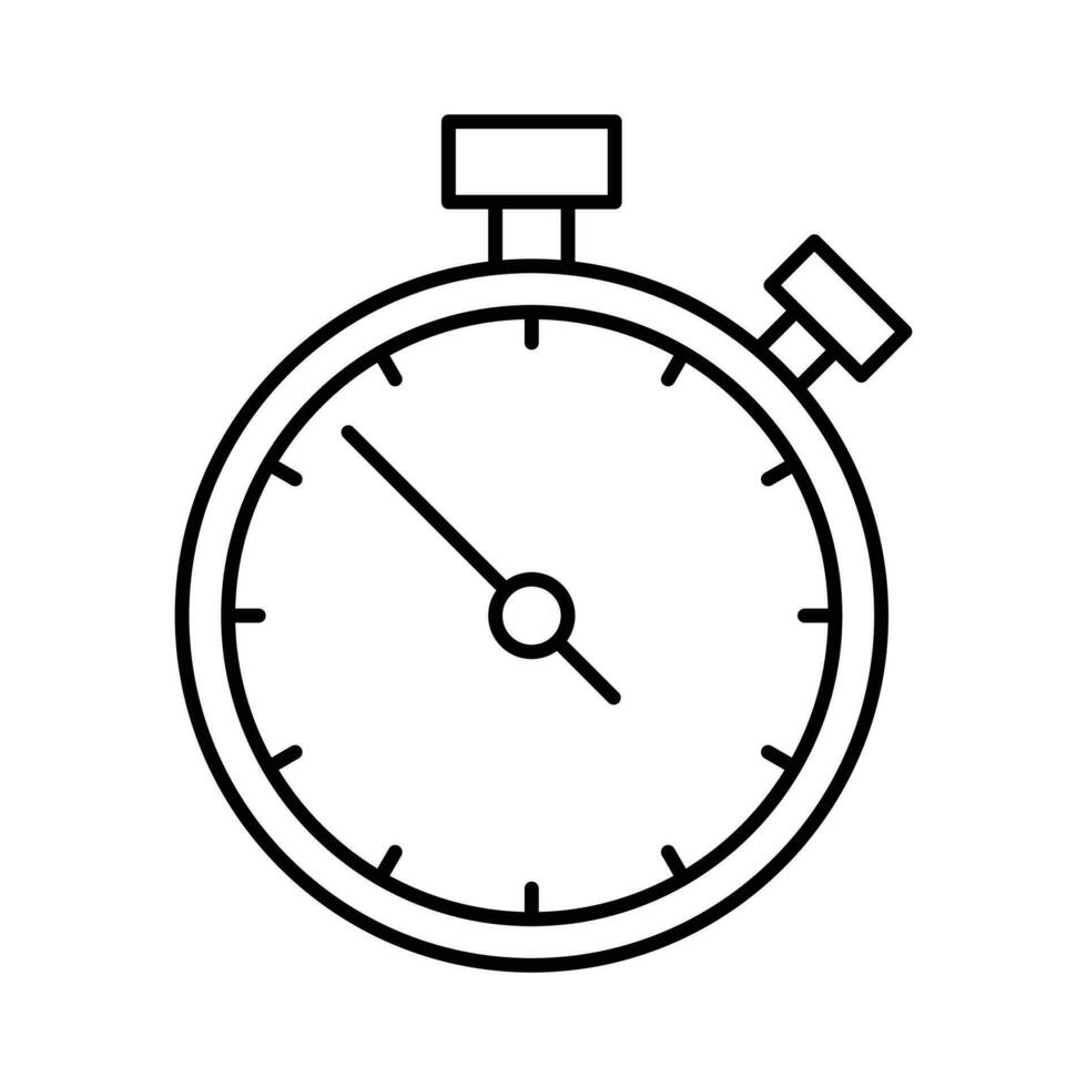 Face Clock Vector Flat, Clock Face Vector Isolated, Classic And Modern Black Wall Clock For UI UX Design, Presentation, Website And Apps, Office Hour, Deadline Illustration, Schedule Icon