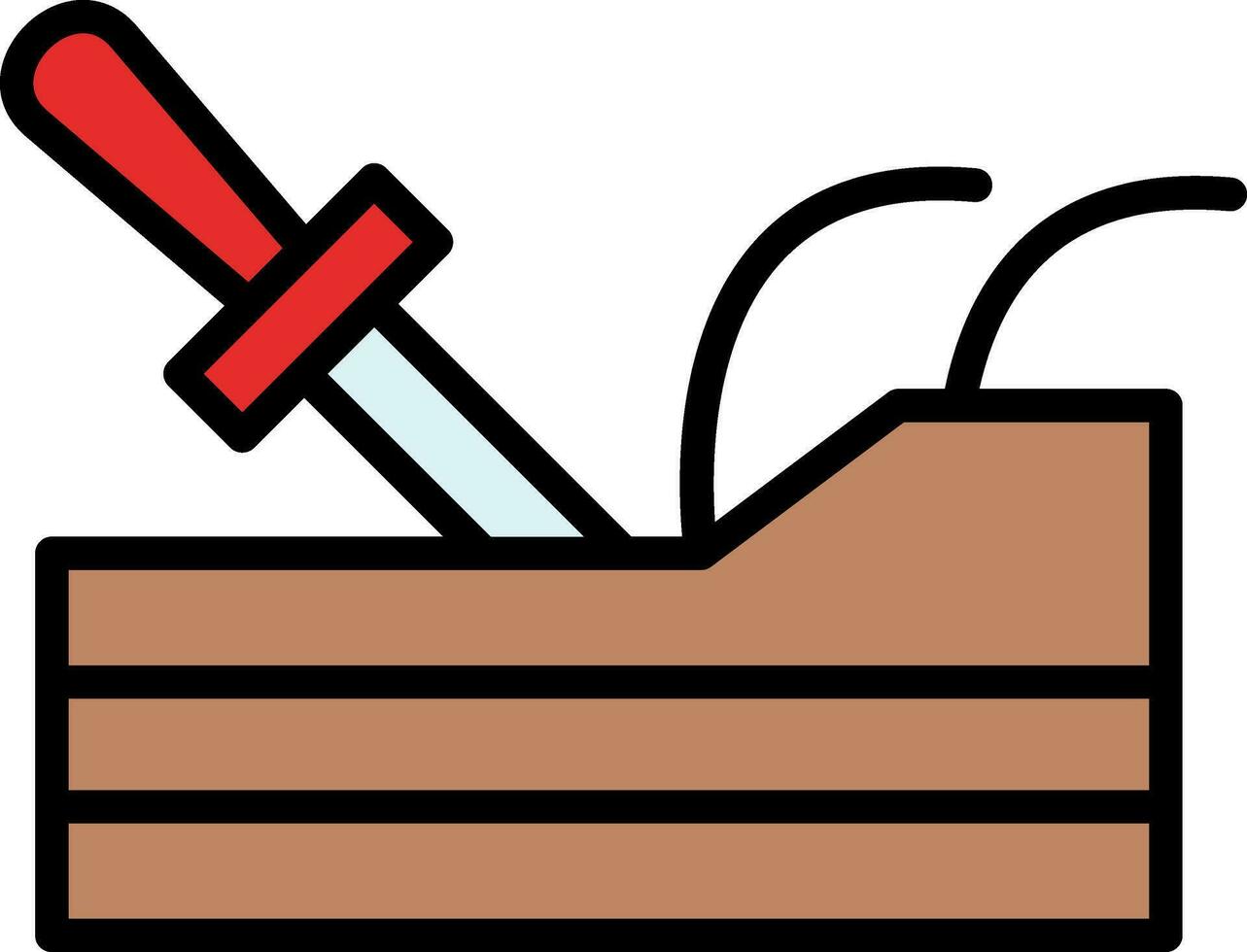 Carving Vector Icon Design
