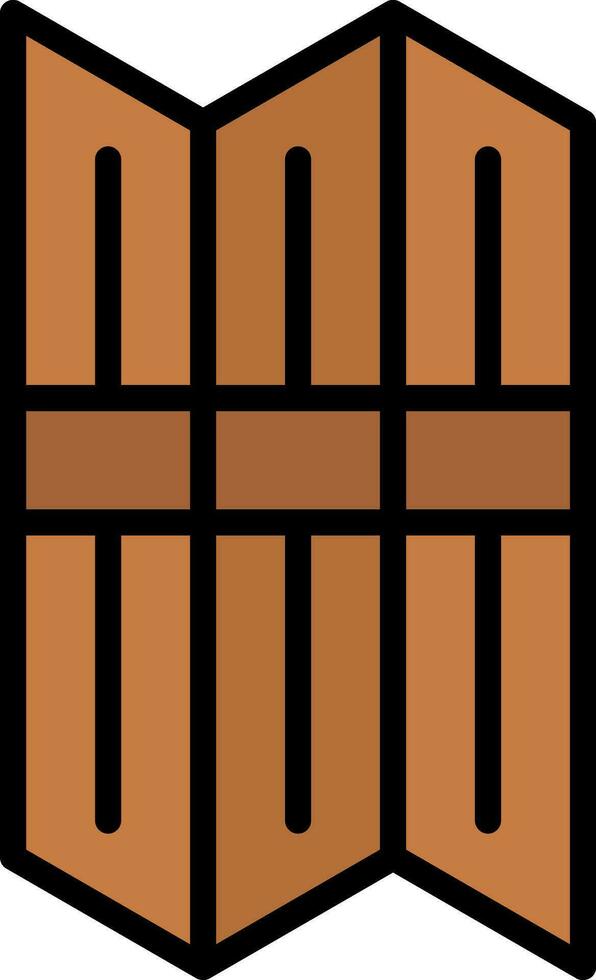 Folding Screen Vector Icon Design