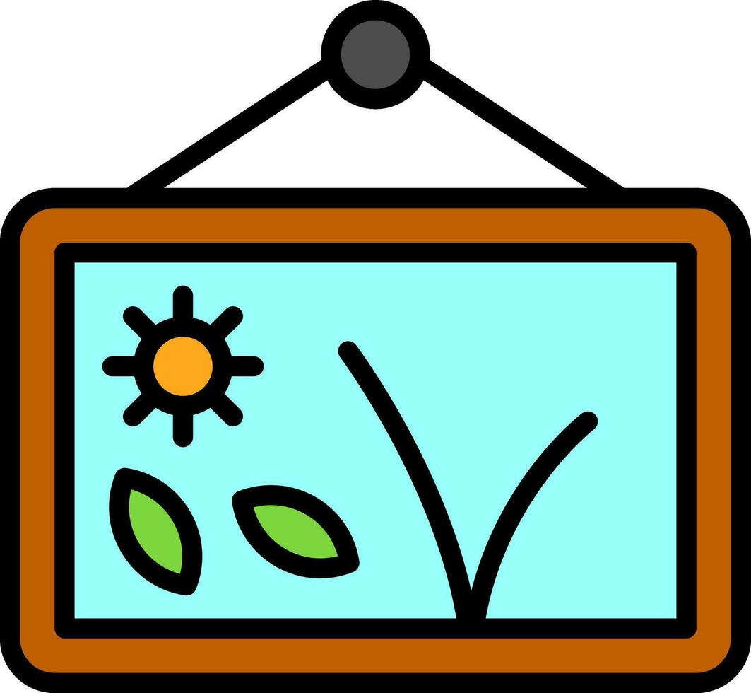 Framing Vector Icon Design