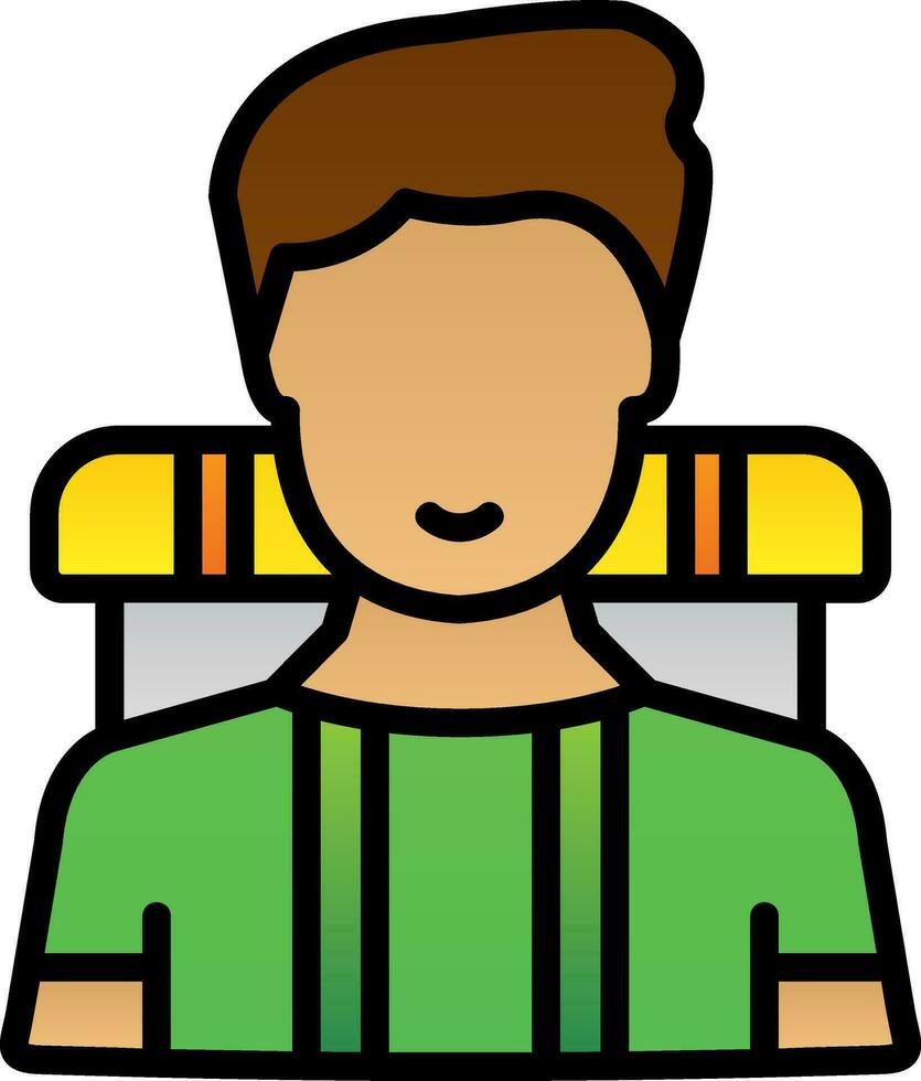 Traveller Vector Icon Design
