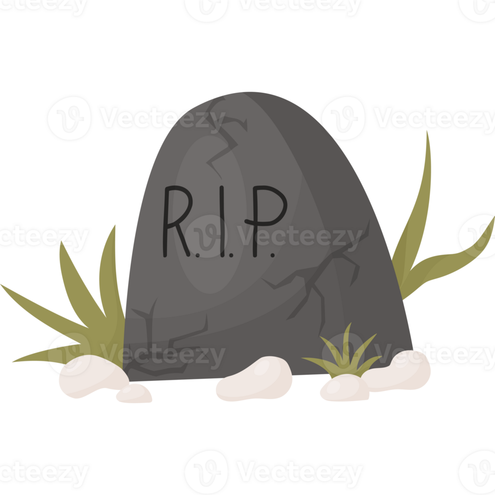 Cemetery stone grave in grass png