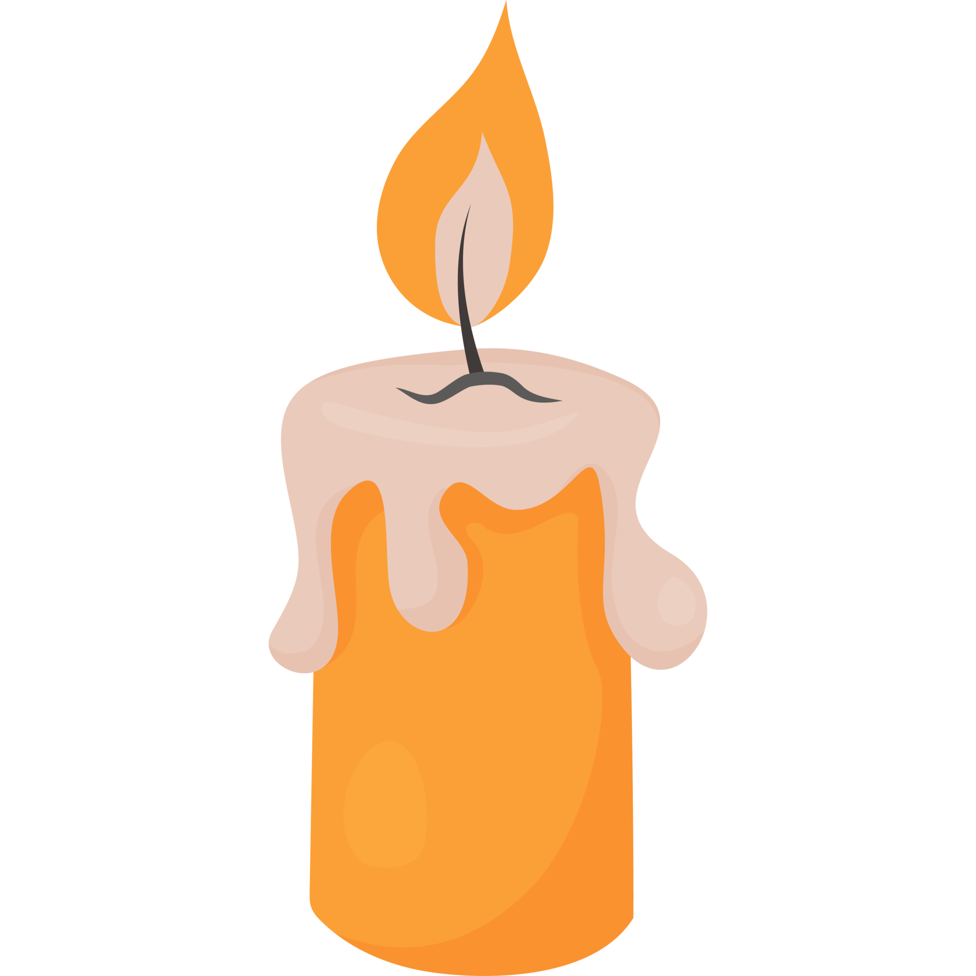 burning candle drawn 27382129 PNG