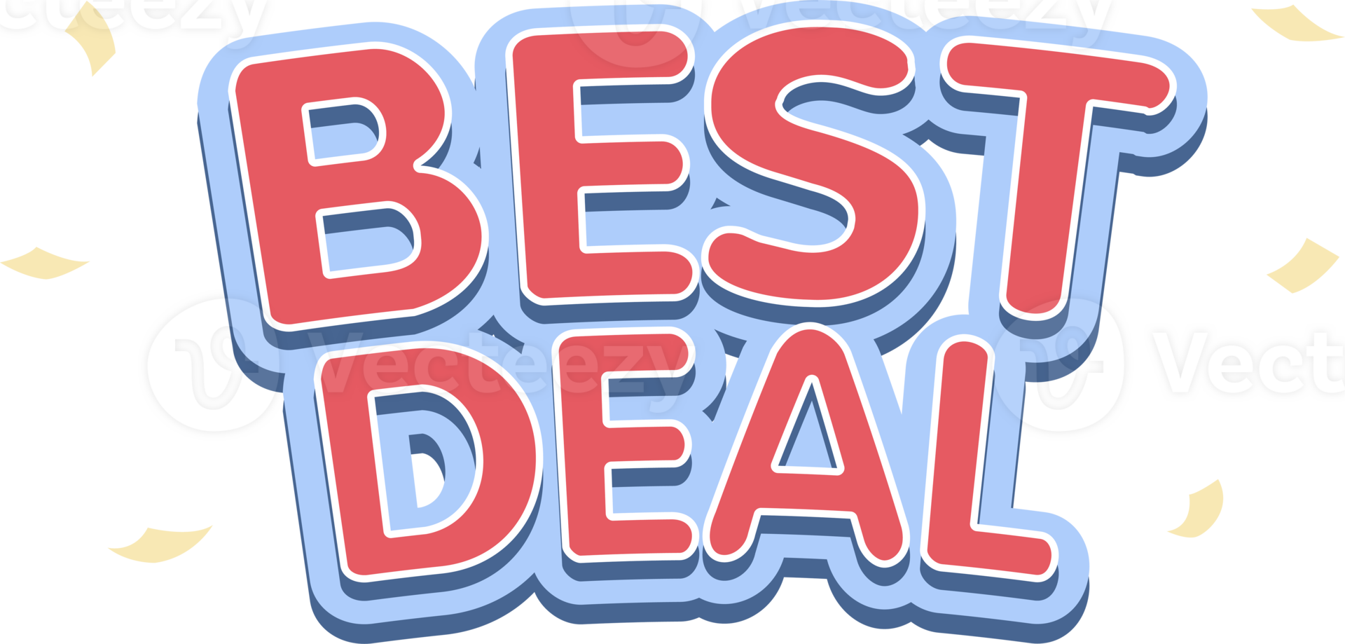 Best Deal text effect, alphabet pastel text effect, promotion discount label templates png