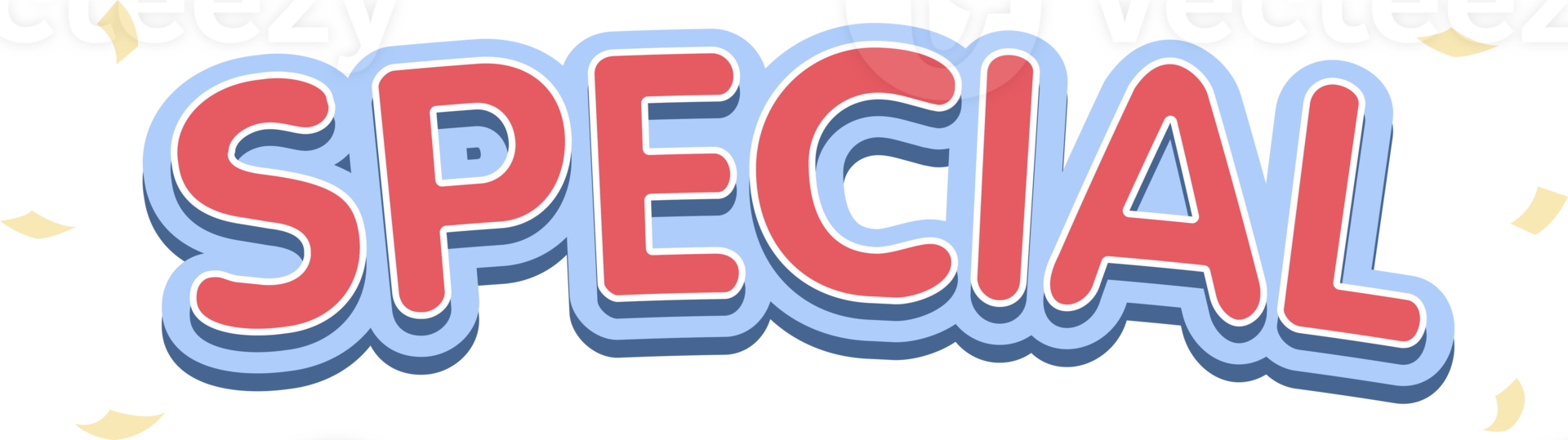 Special text effect, alphabet pastel text effect, promotion discount