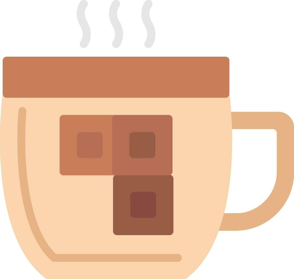 Hot cocoa Vector Icon Design