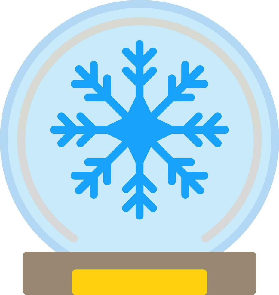 Snow globe Vector Icon Design