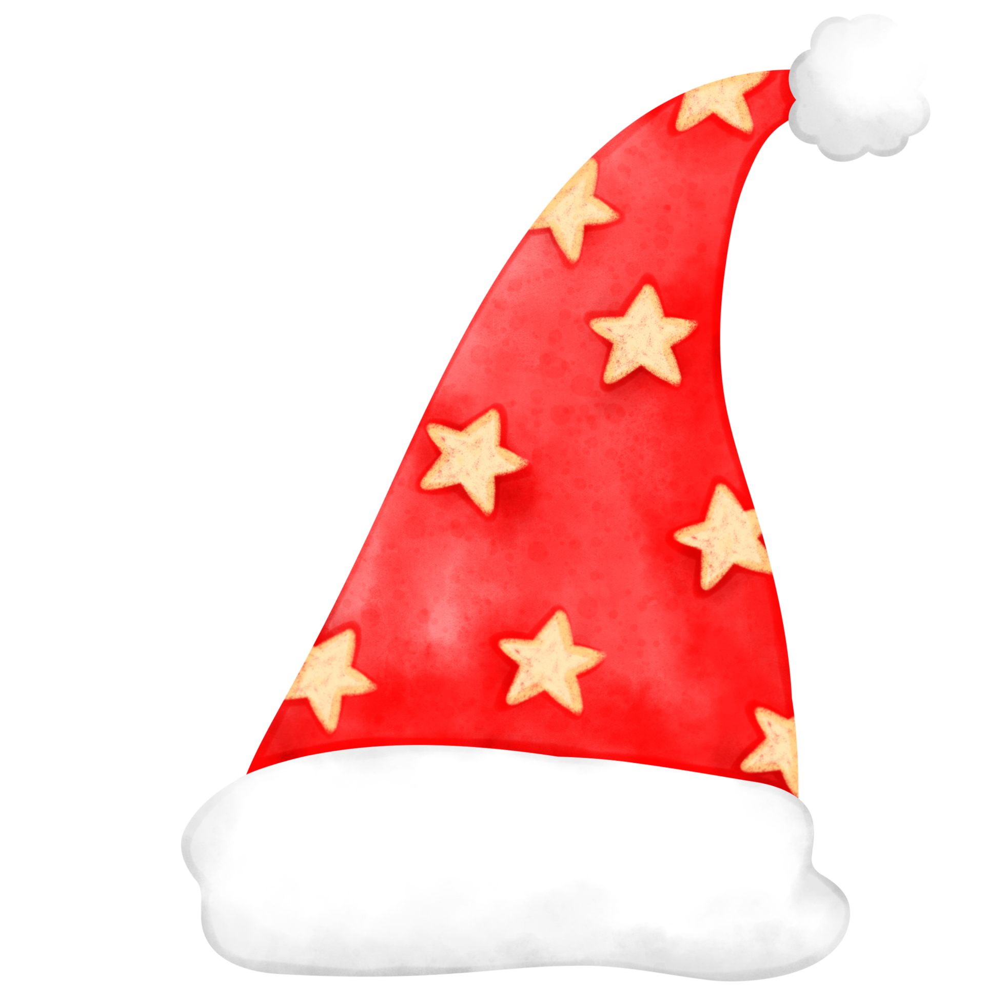 christmas-hat-santa-hat-watercolor-hat-27382936-png