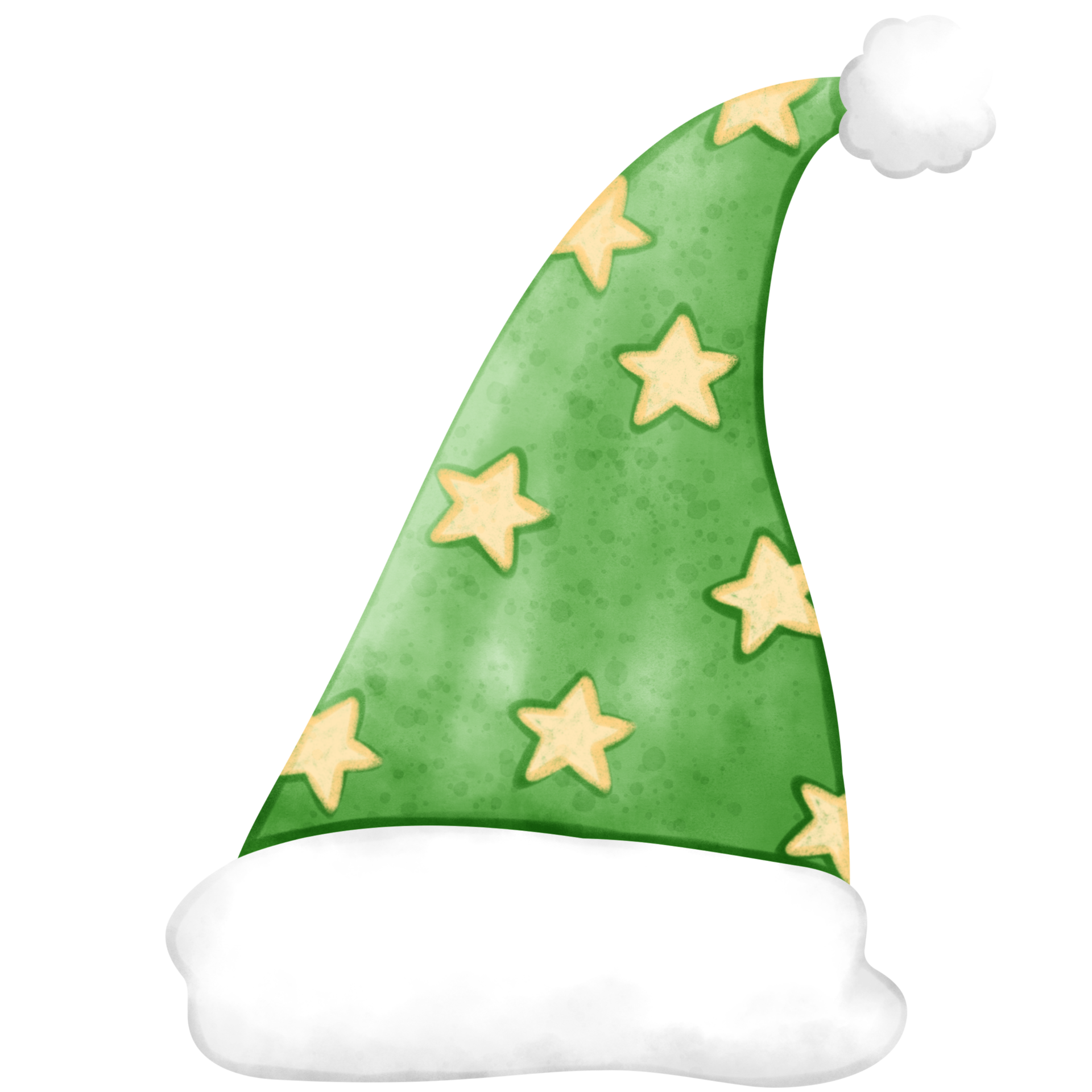 christmas-hat-santa-hat-watercolor-hat-27383009-png