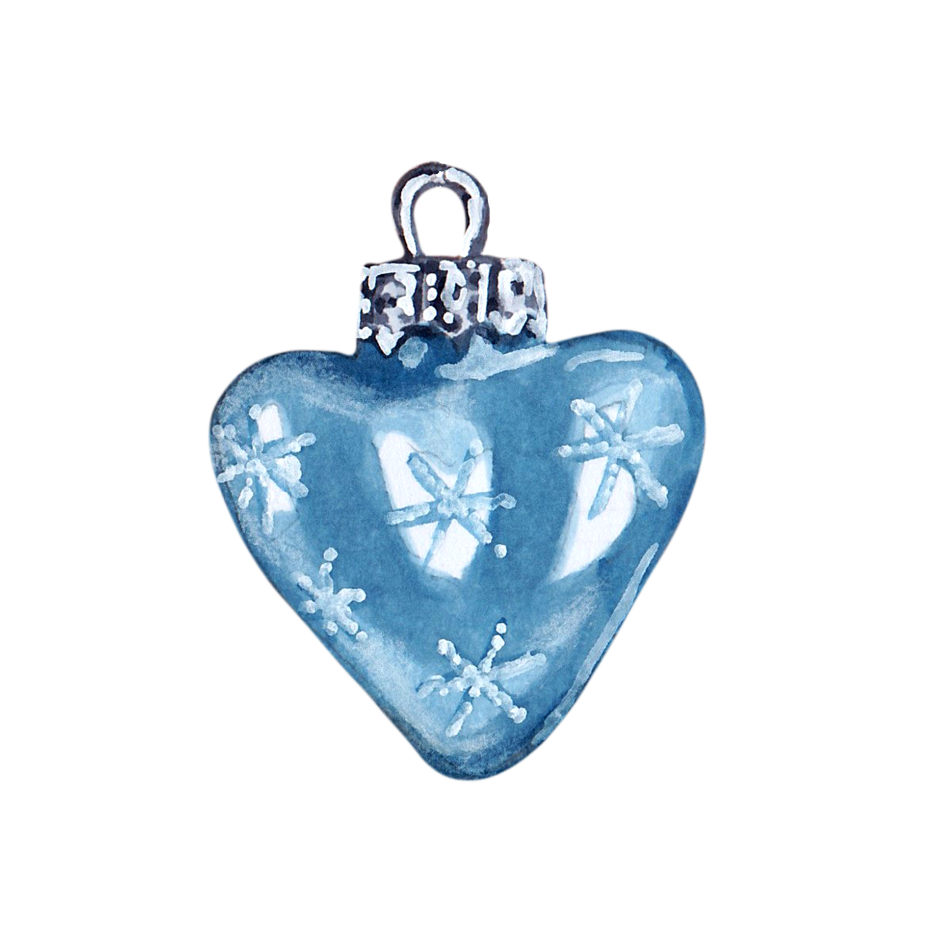 Blue Christmas tree toy.Beautiful decoration for the Christmas tree