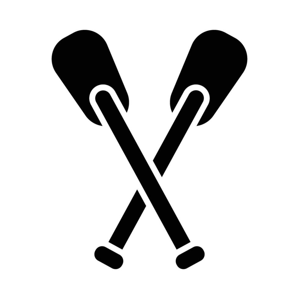 Paddles Vector Glyph Icon For Personal And Commercial Use.