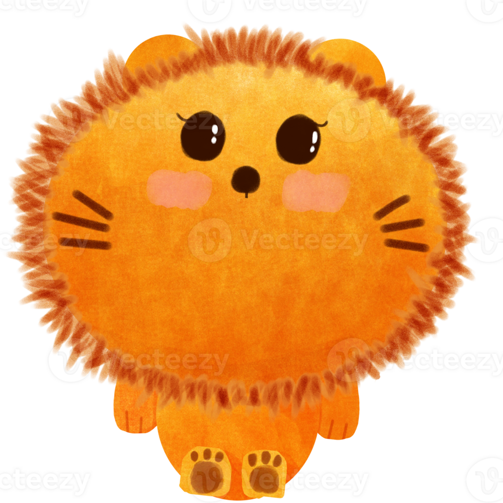 The cutest Lion png