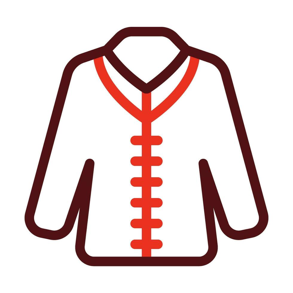 Coat Glyph Two Color Icon For Personal And Commercial Use. vector