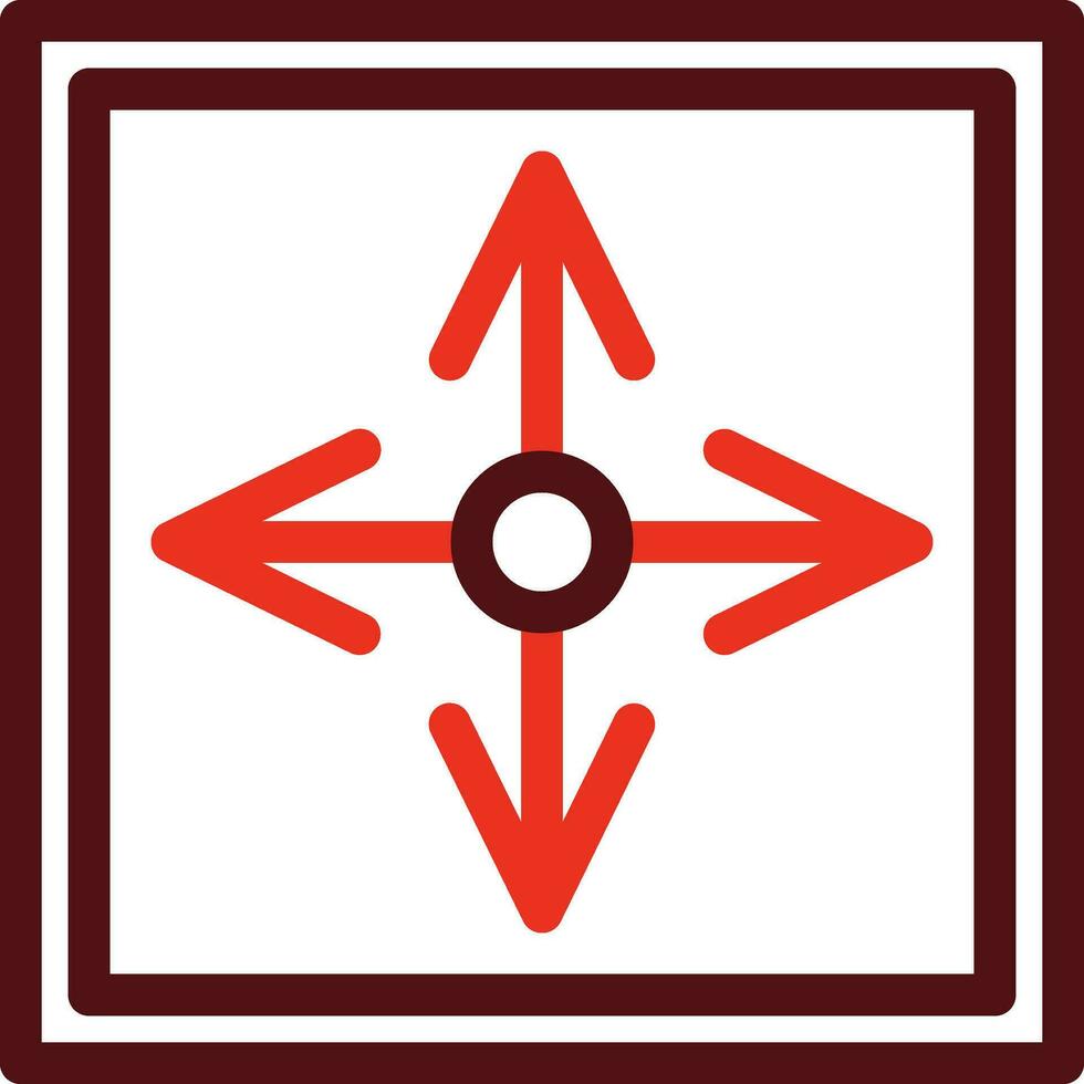 Offset Glyph Two Color Icon For Personal And Commercial Use. vector