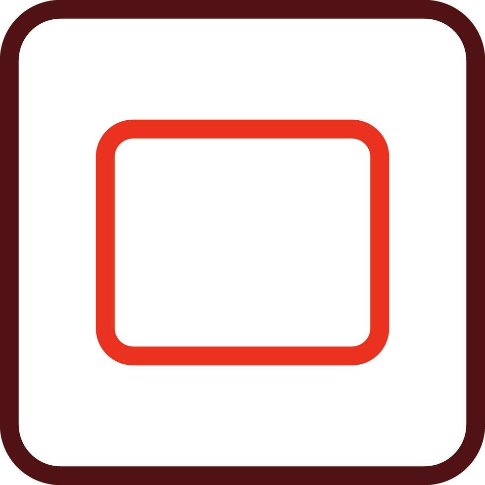 Round Corner Glyph Two Color Icon For Personal And Commercial Use. vector