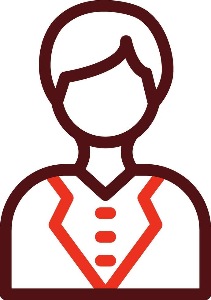 Groom Glyph Two Color Icon For Personal And Commercial Use. vector
