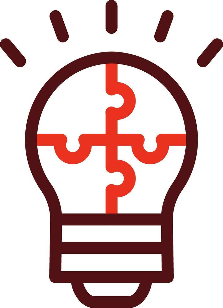 Strategy Glyph Two Color Icon For Personal And Commercial Use. vector