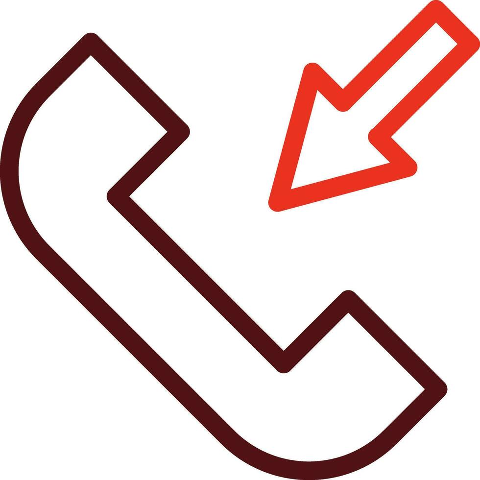Inbound Glyph Two Color Icon For Personal And Commercial Use. vector