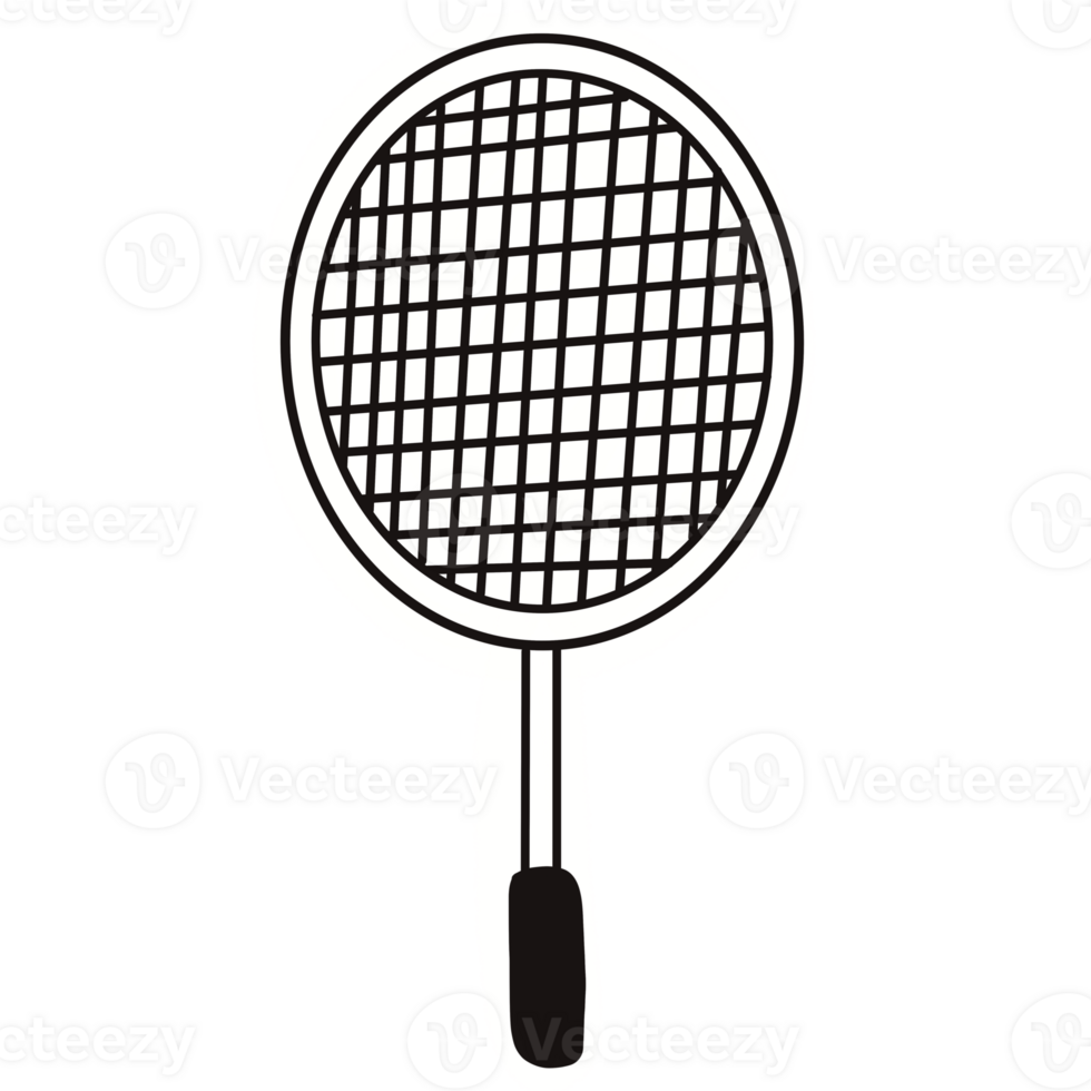 A badminton racket png