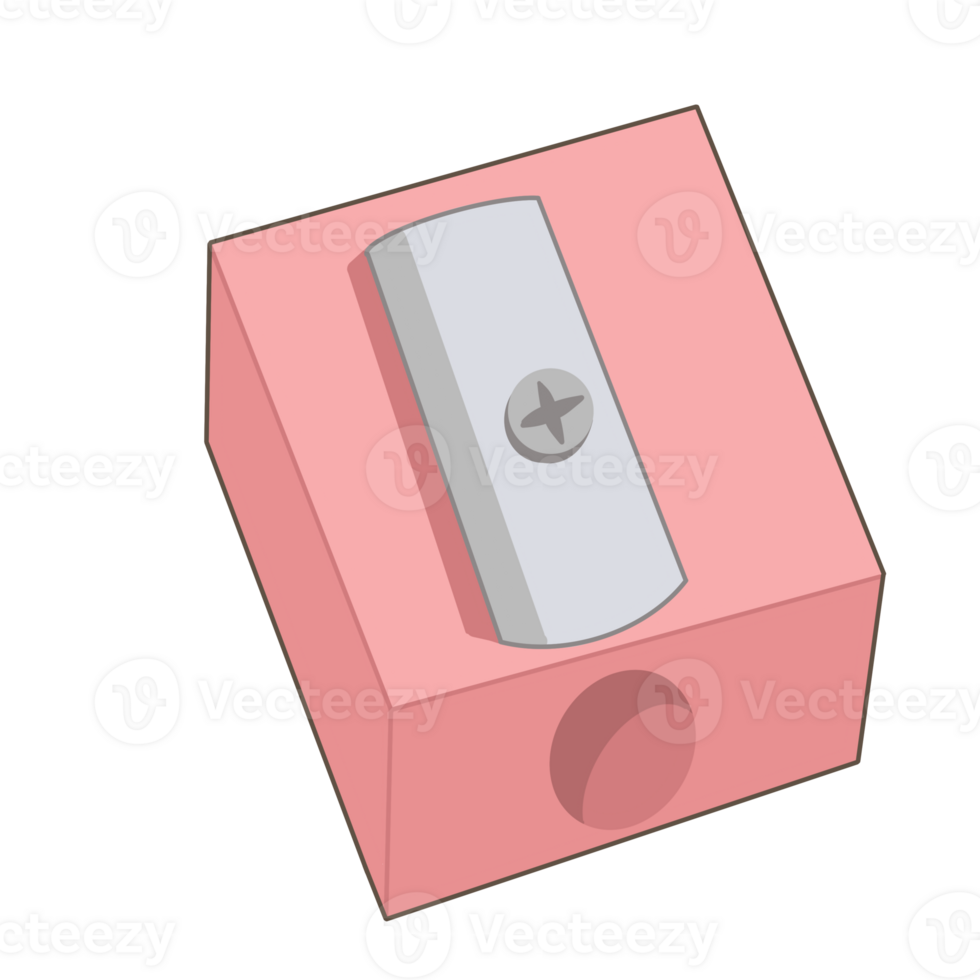 A pink pencil sharpener png