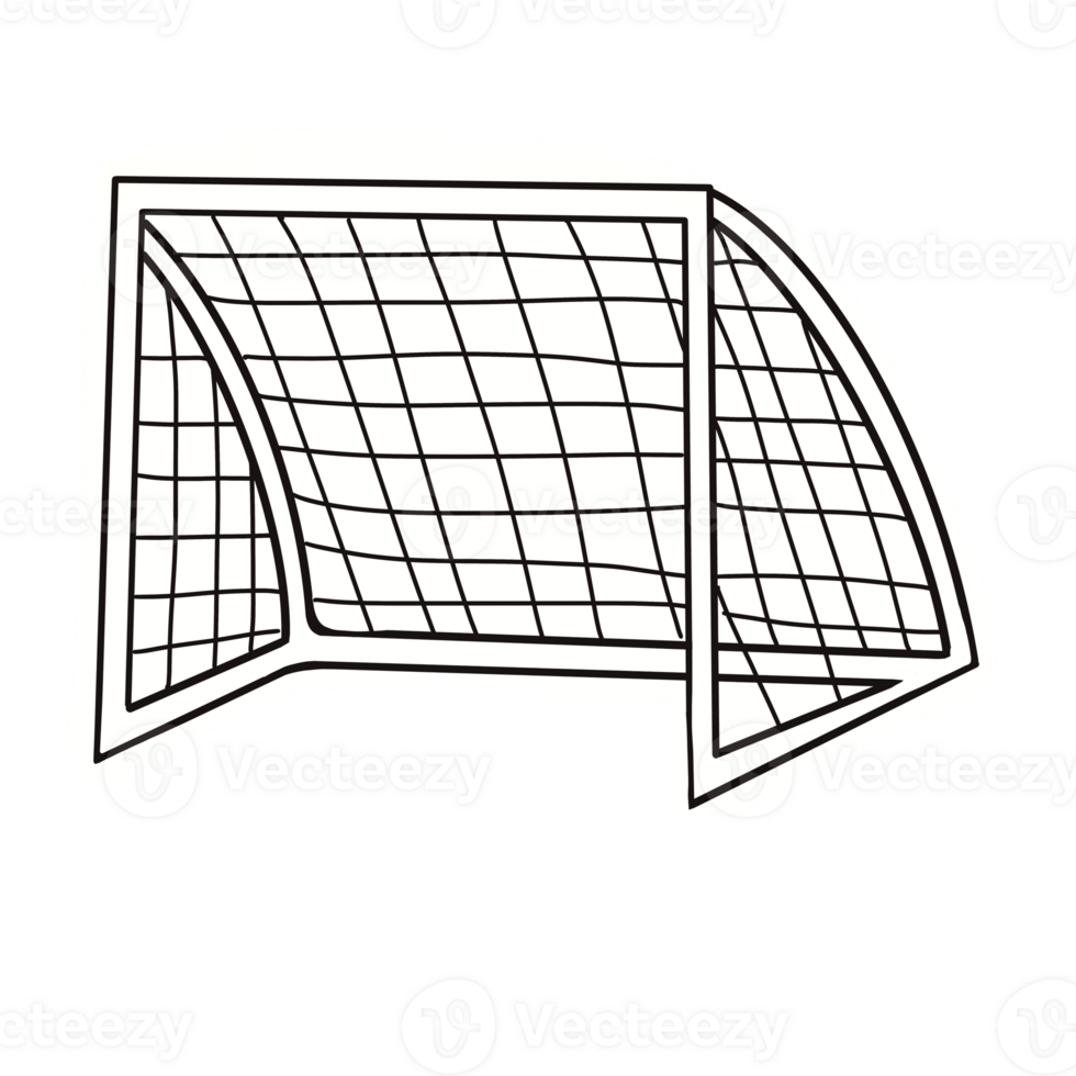 A football goal png
