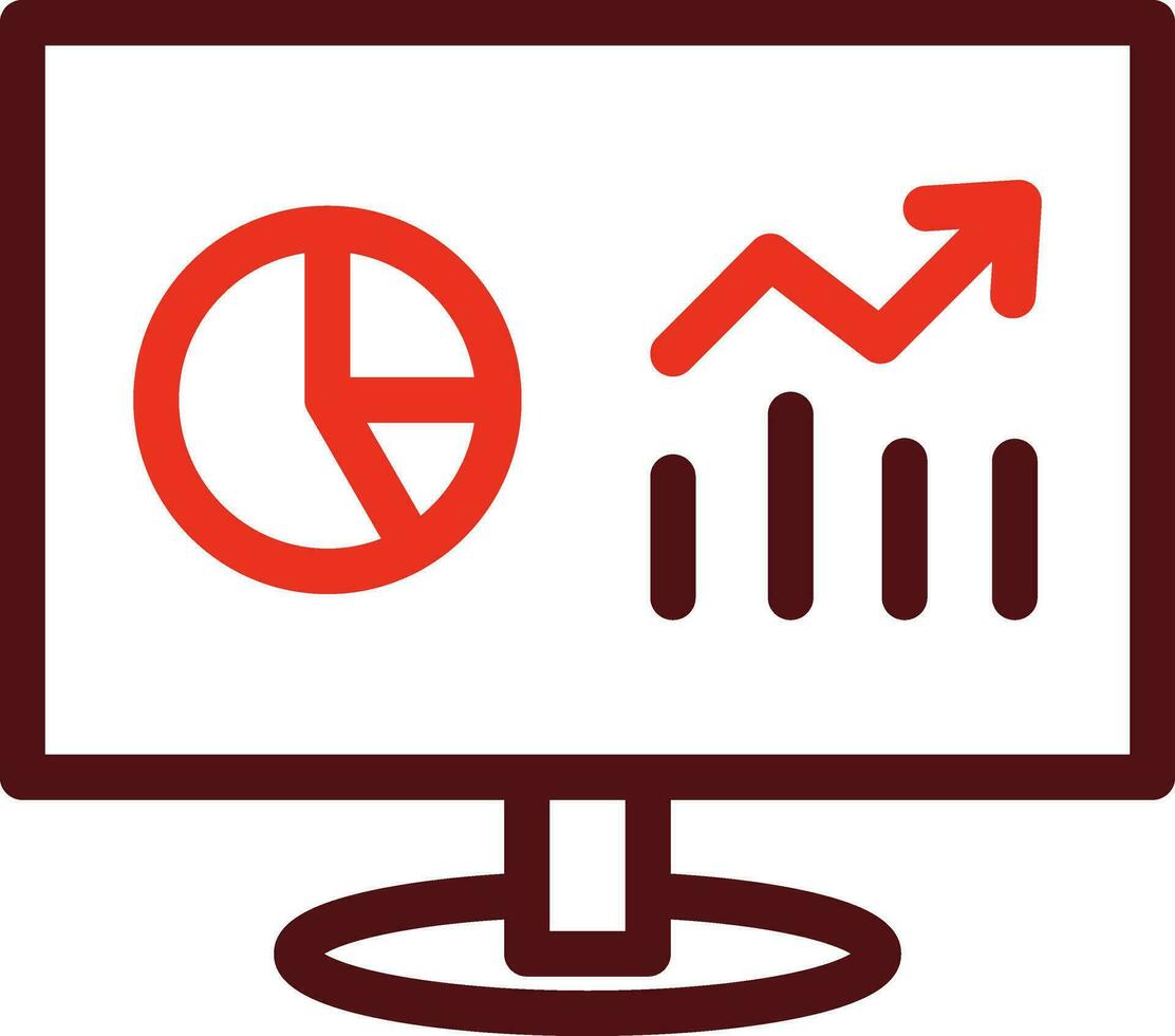 Dashboard Thick Line Two Color Icons For Personal And Commercial Use. vector