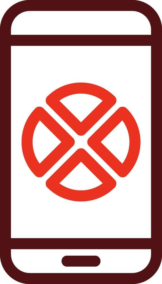 Digital Campaign Glyph Two Color Icon For Personal And Commercial Use. vector
