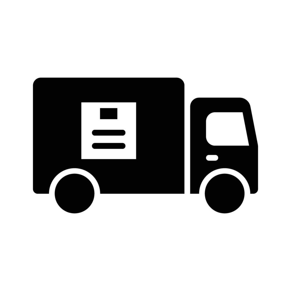 Delivery Vector Glyph Icon For Personal And Commercial Use.