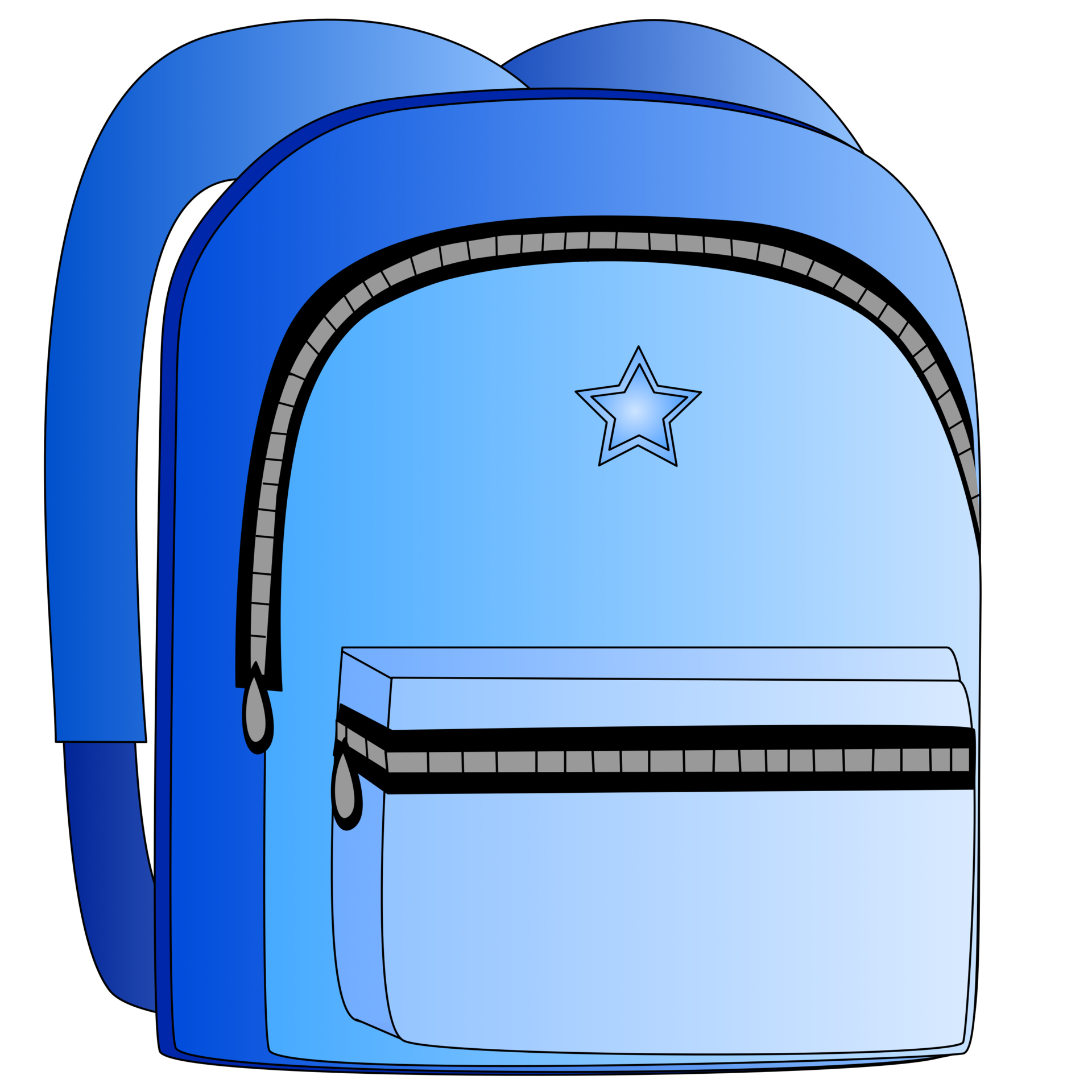 blue backpack bag 27385510 PNG