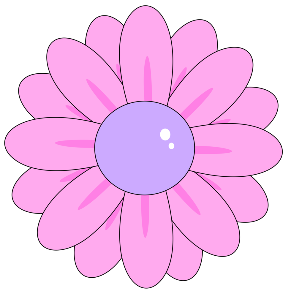 flor rosa aislada png