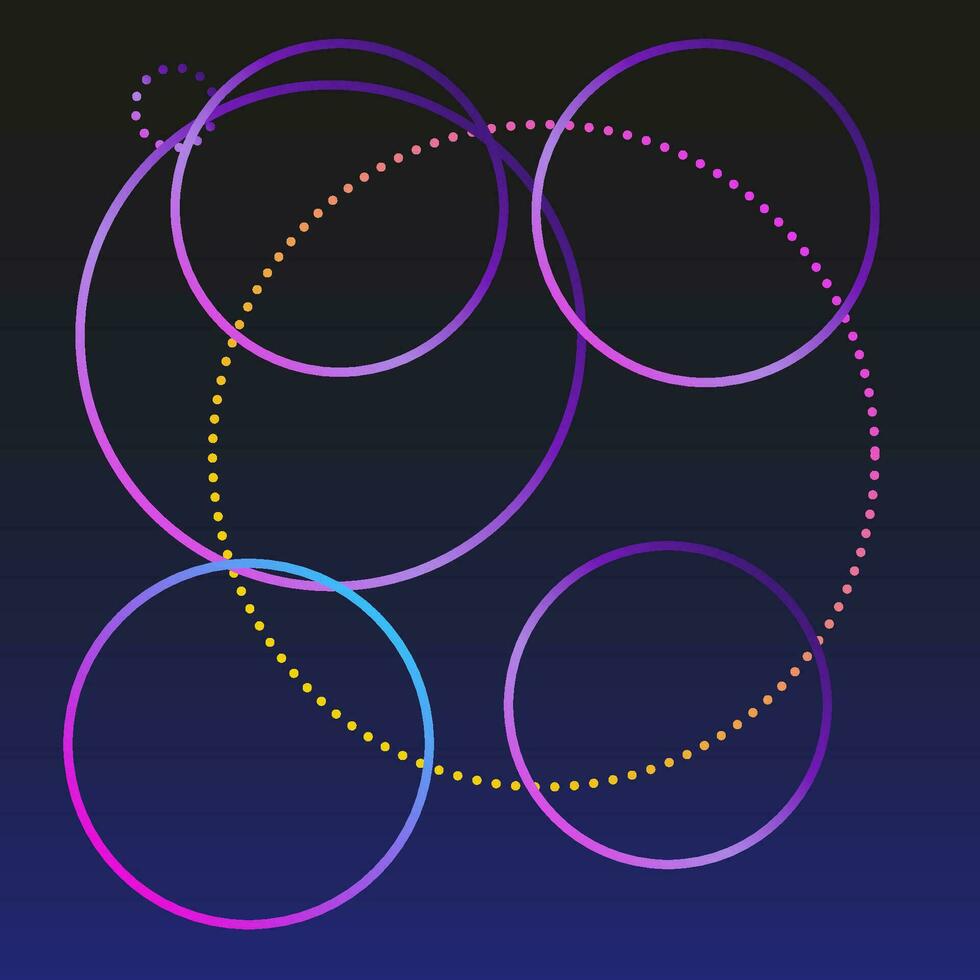 redondo circulo degradado textura brillante de colores forma resumen vector modelo antecedentes