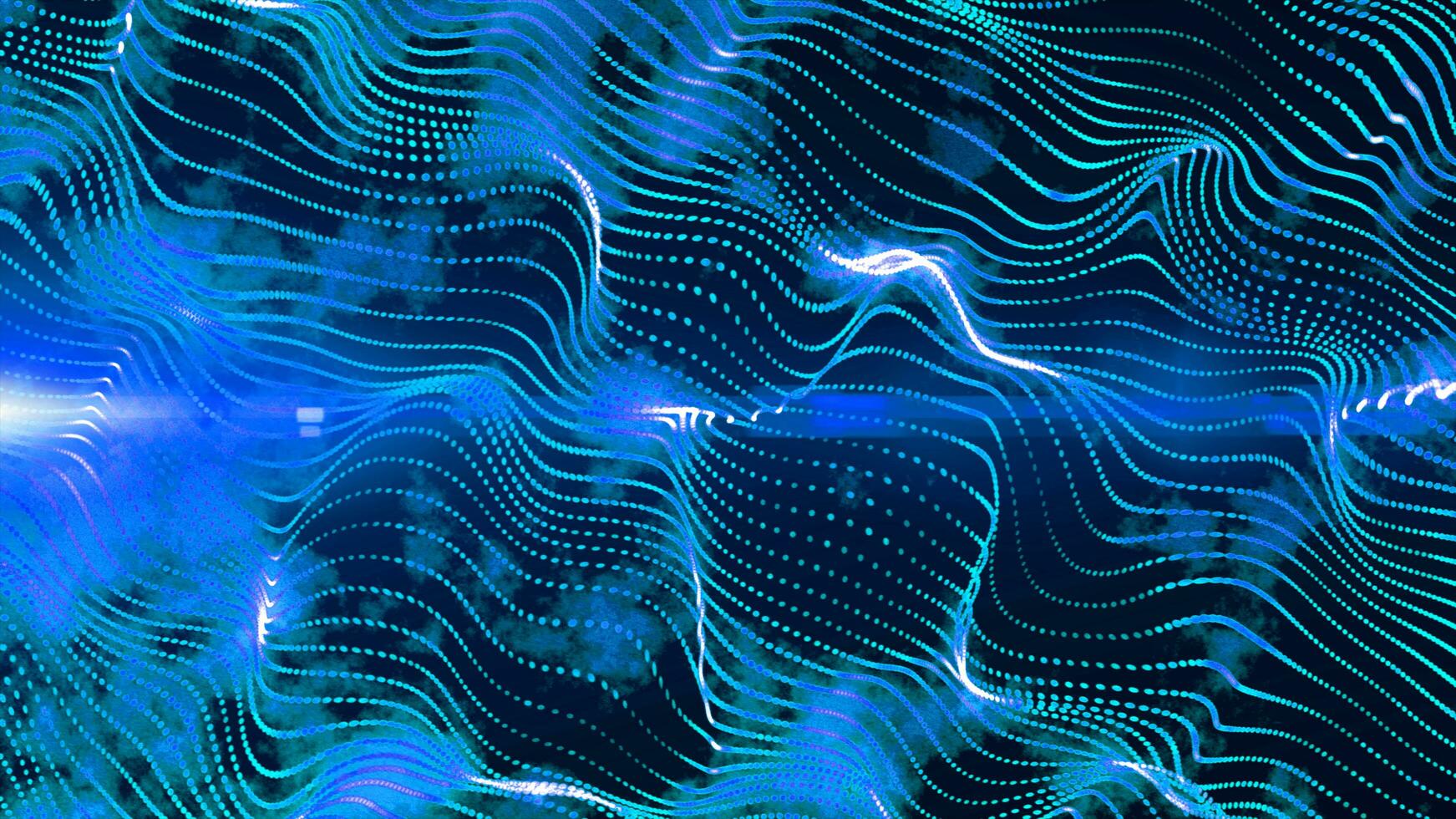 beautiful laser blue space particle form, futuristic neon graphic Background, energy 3d abstract art element illustration, technology artificial intelligence wallpaper photo