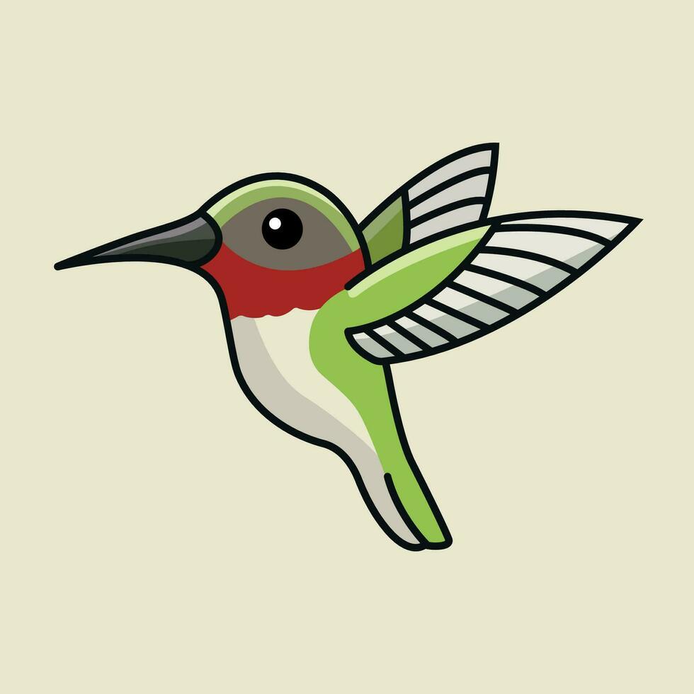 vector ilustración de linda pájaro dibujos animados