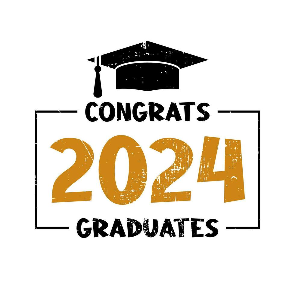 Congrats graduates 2024 27386041 Vector Art at Vecteezy