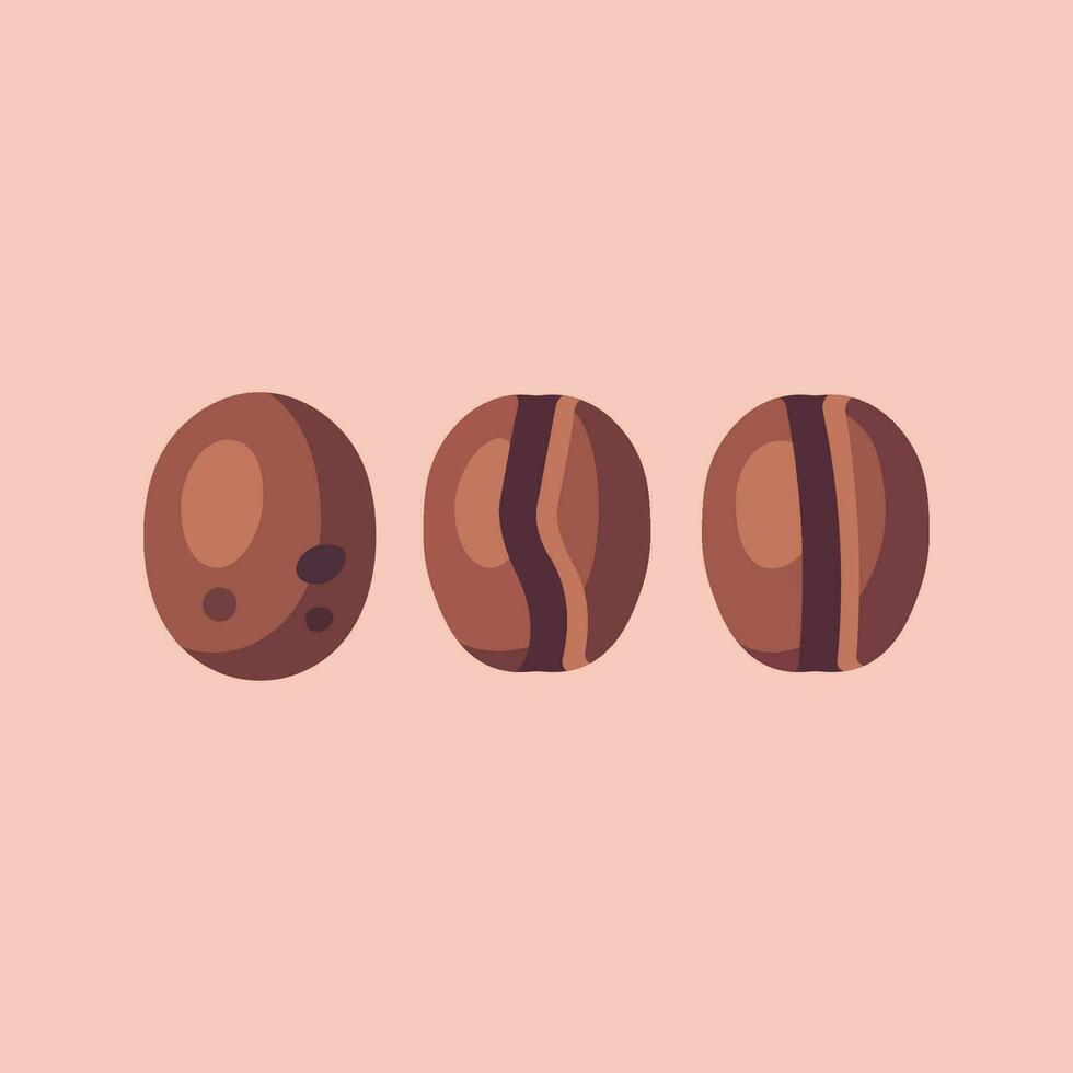 Photo coffee beans levitate on a white background vector