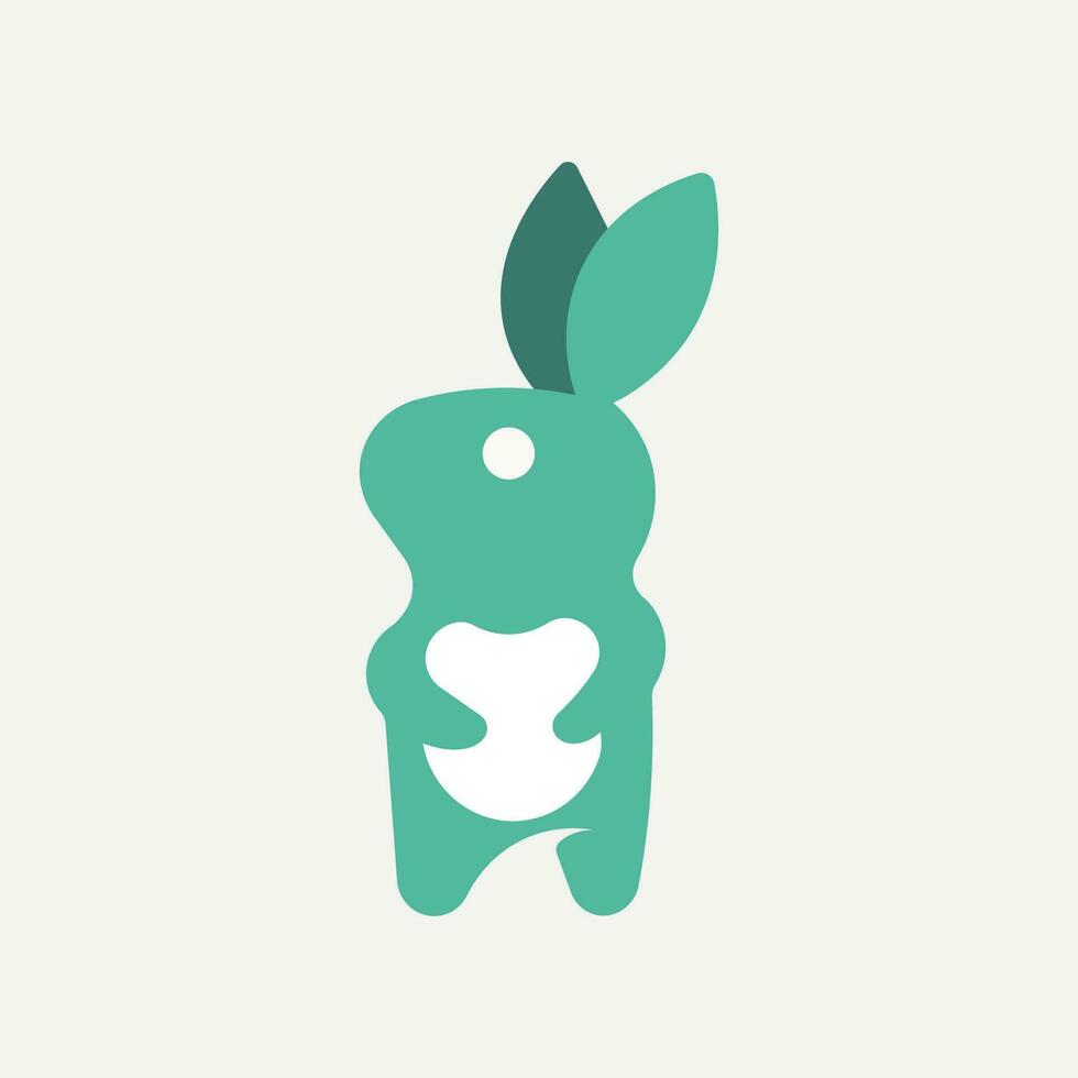 Vector illustration of cute bunny