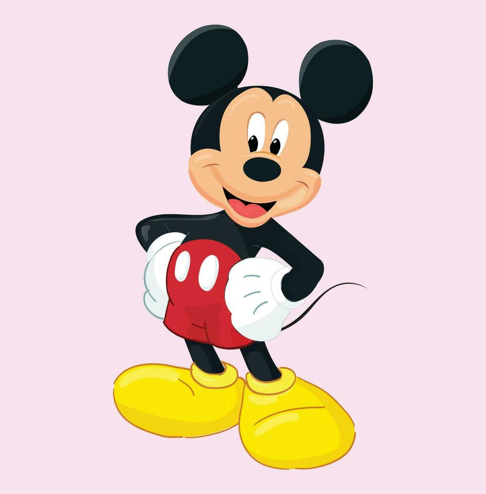 mickey ratón ilustración vector