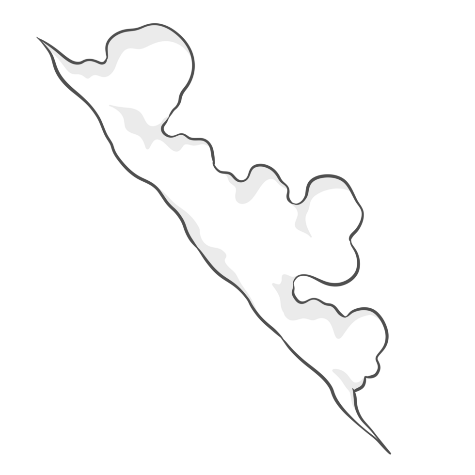 Clouds Line Art png