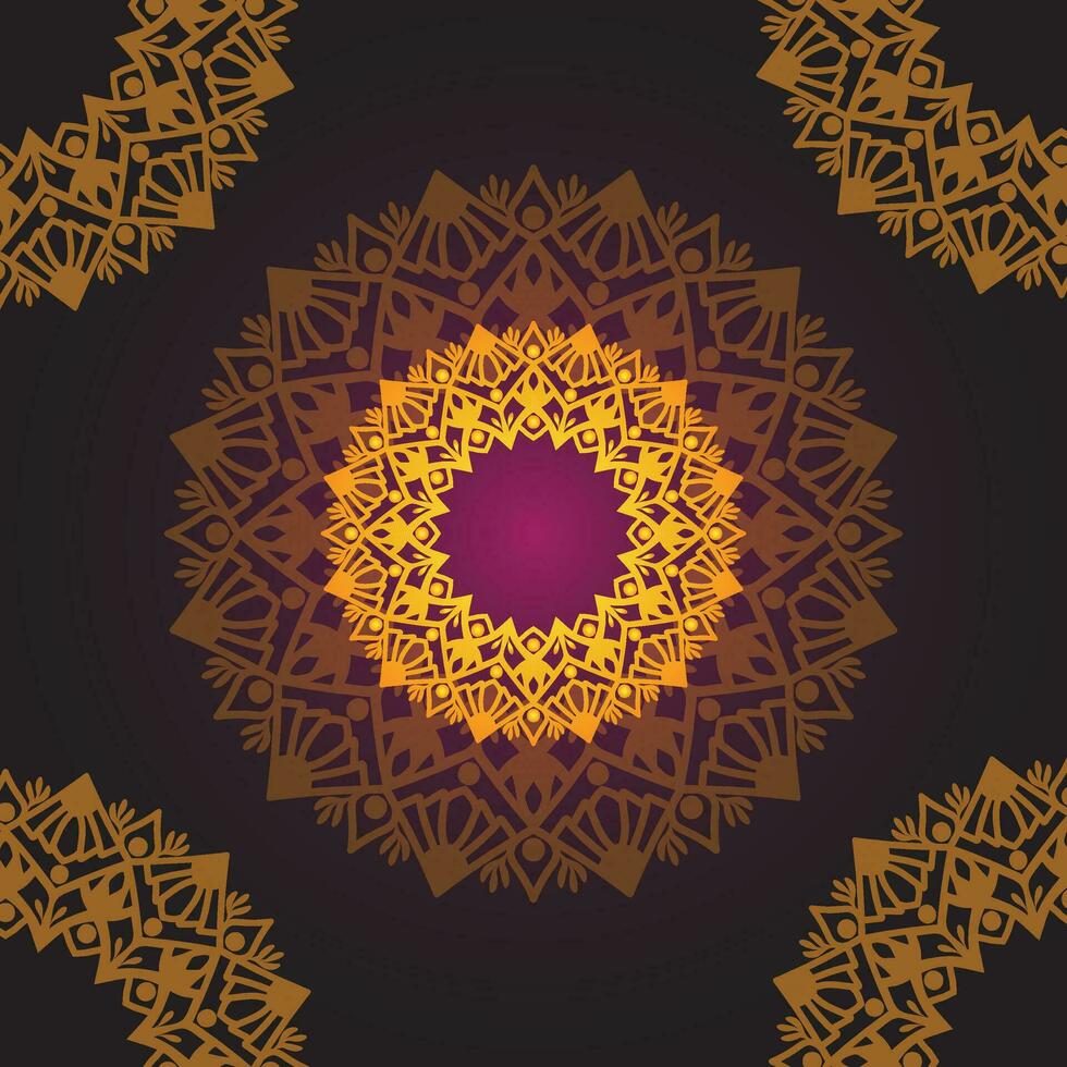 mandala for all background vector