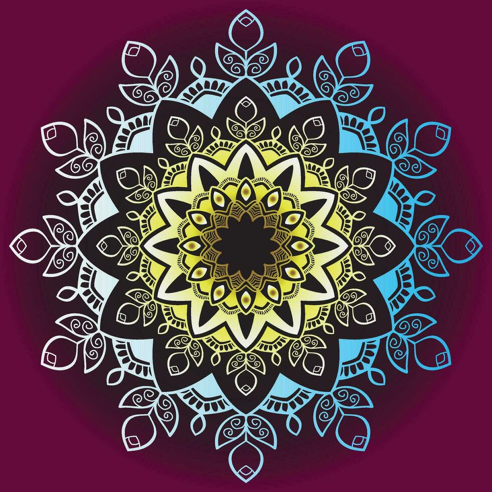 mandala for all background vector