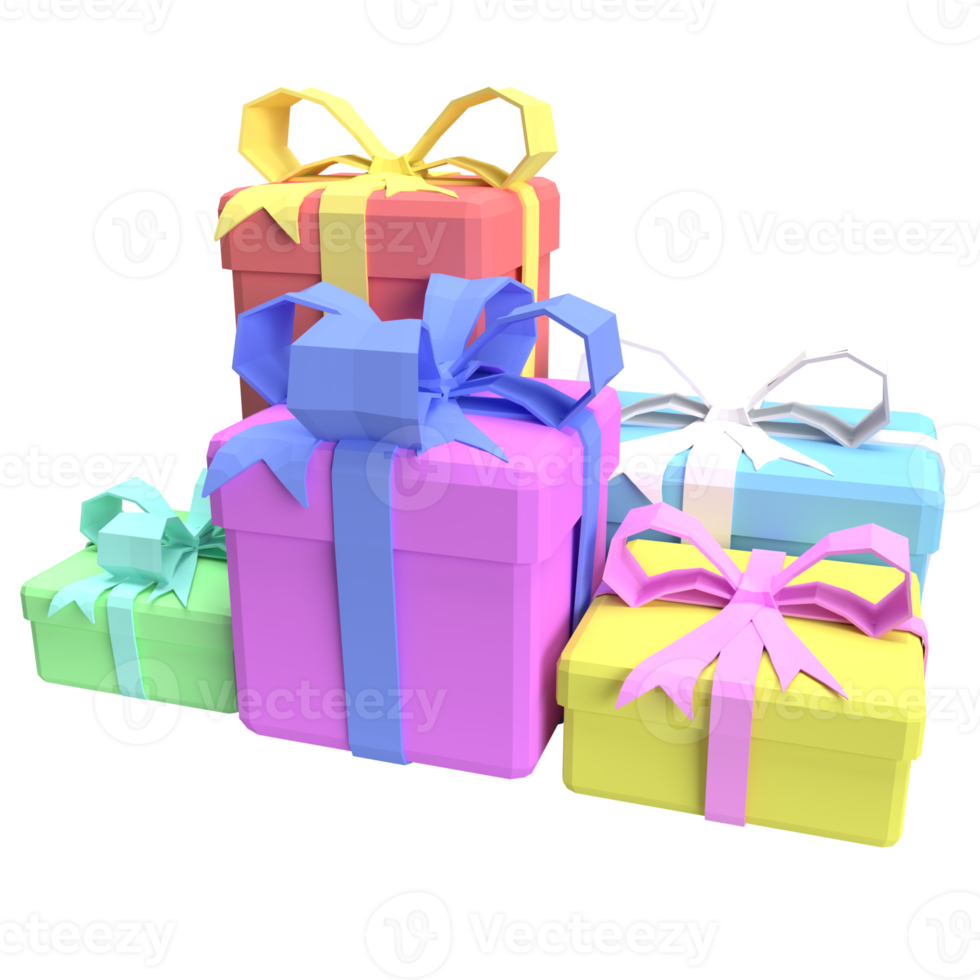 The gift box png image for celebration concept 3d rendering 27387475 PNG