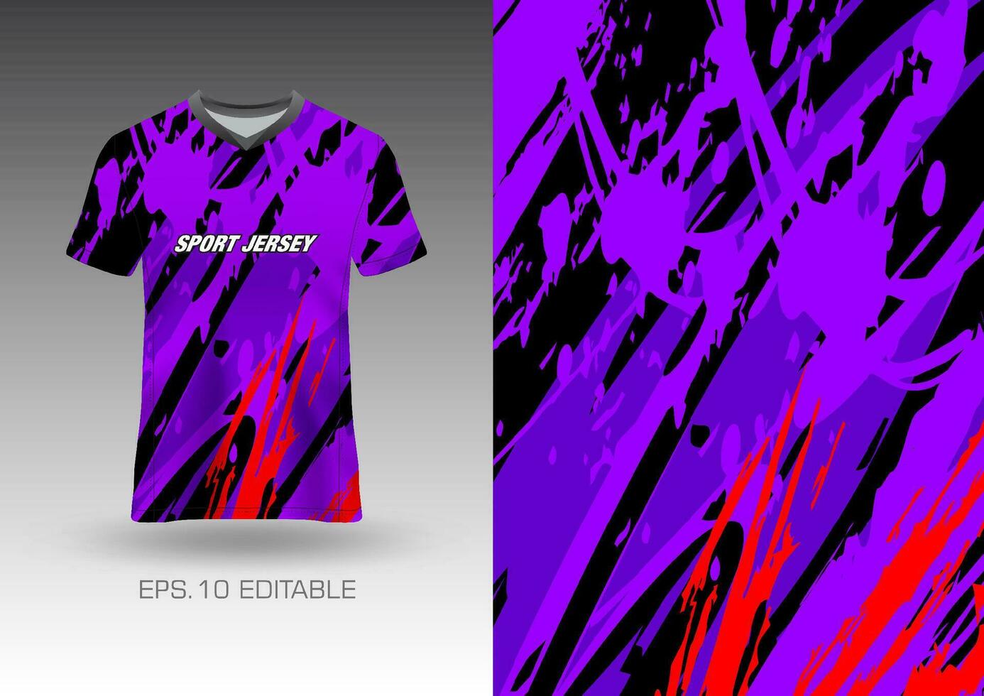 sports shirt vector design, soccer jersey mockup uniform front view