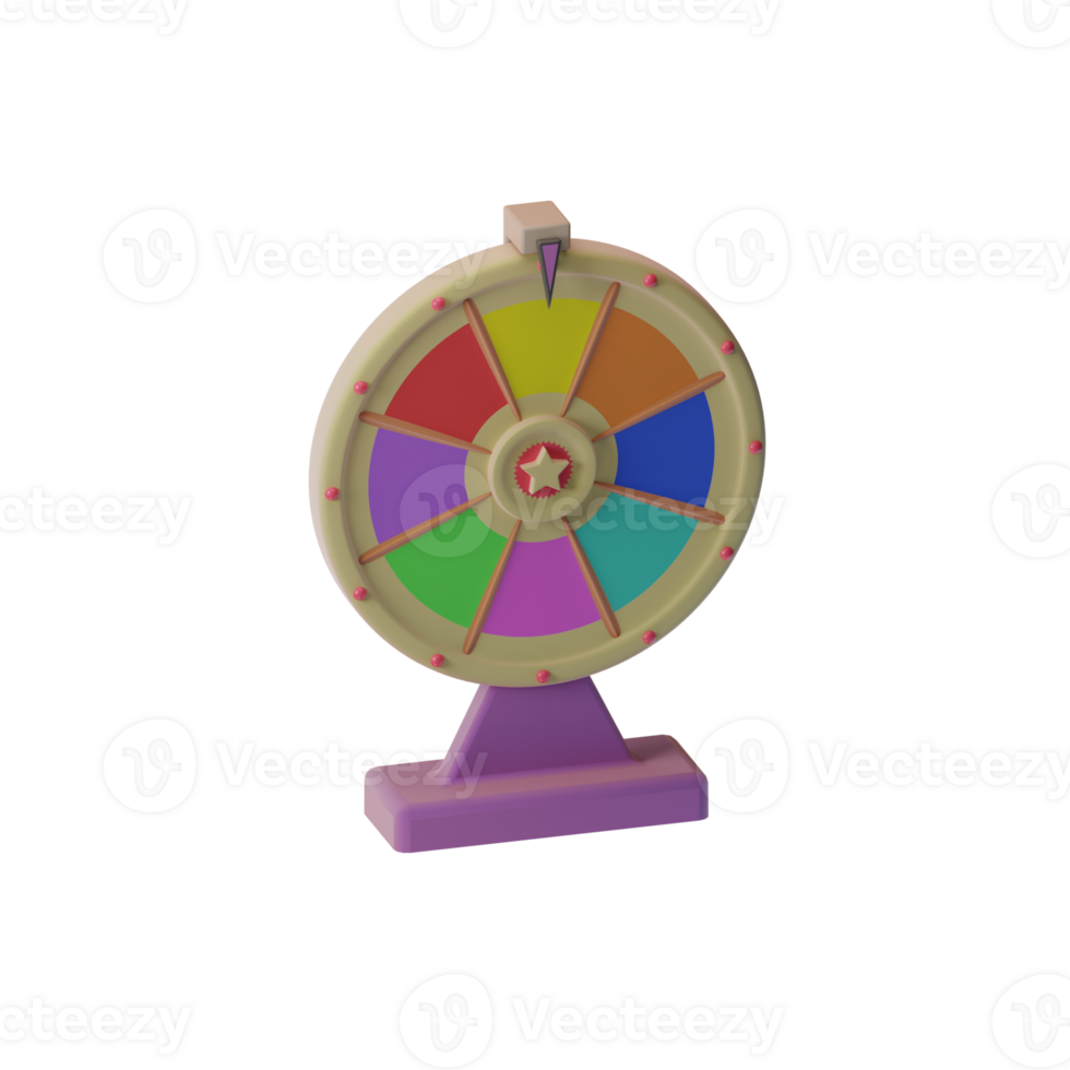 a toy wheel with a colorful wheel on it png