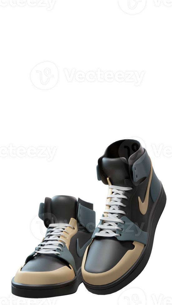 a pair of sneakers on a transparent background png
