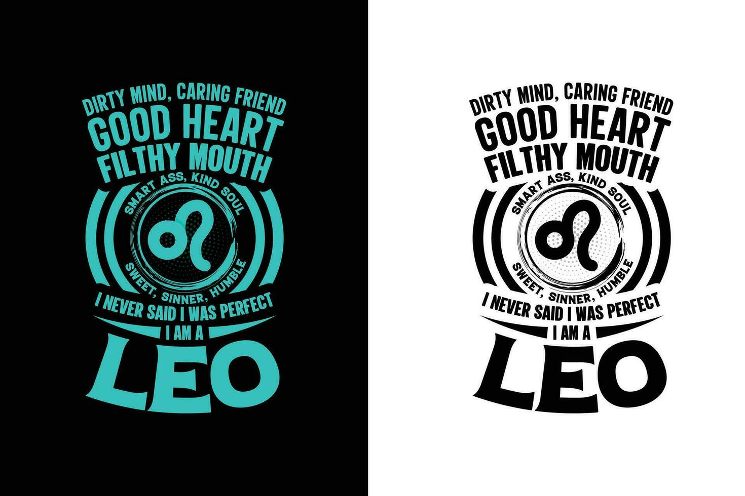 Leo zodiac sign t shirt design graphics vector