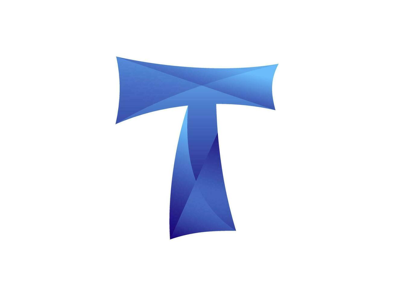 letter t logo gradient vector