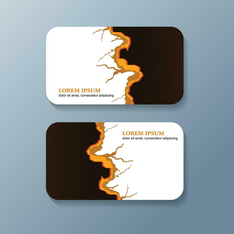 Modern Creative And Clean Business Card Design Template, Visiting Card vector